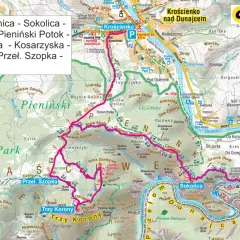 Pieniński plan zwiedzania: Szczawnica, Sokolica, Sokola Perć, Trzy Korony, Krościenko. Trasy piesze i widoki.