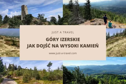Góry Izerskie: szlak na Wysoki Kamień prowadzi przez malownicze krajobrazy, ruiny wieży i widoki na doliny.