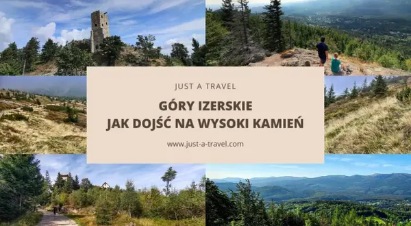 Góry Izerskie: szlak na Wysoki Kamień prowadzi przez malownicze krajobrazy, ruiny wieży i widoki na doliny.