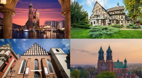 Kraków, Poznań, Wrocław i inne miasta Polski zachwycają najpiękniejszymi kościołami.