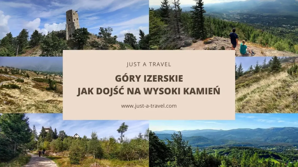 Góry Izerskie: szlak na Wysoki Kamień prowadzi przez malownicze krajobrazy, ruiny wieży i widoki na doliny.