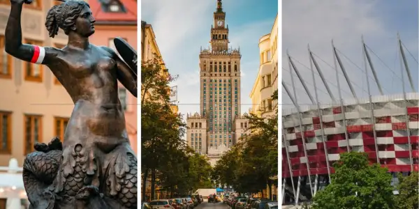 Syrenka Warszawska, Pałac Kultury i Nauki oraz Stadion Narodowy – to ciekawe miejsca w Warszawie, które warto zobaczyć.
