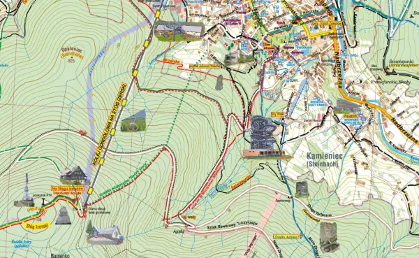 Świeradów Zdrój atrakcje: kolej gondolowa, Sky Walk, Aquapark, szlaki piesze i rowerowe.